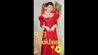 TẾT LOOKBOOK - 8 outfits tươi xinh diện Tết 2021 🌼 | Chloe Nguyen (vertical video)