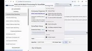 Demo: Normalize & Match Company Names in Snowflake using AI + Interzoid APIs: Snowflake Data Quality