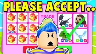 I Traded Away ALL 9 *GUARDIAN LIONS* For This&hellip; I Got *FLEXED* ON!! 😭 Adopt Me TRADE PROOFS (Roblox)