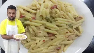 Pakistani white sauce pasta withhassan sardar