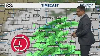 DFW Weather: Latest forecast and timeline for weekend rain chances