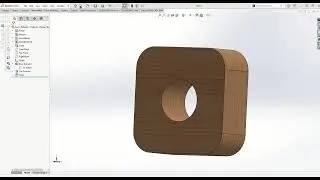 SolidWorks Tutorial for Beginners | Lesson 01: Sketch, Dimensions, Extrude & Material Setup