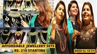Affordable Artificial and Bridal Jewellery Set Collection | Jewellery Wholesale Market Sadar Bazar