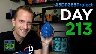 #3DP365Project - Day 213 - Flower Vase With Variable Settings Wizard in Simplify3D 4.0