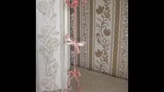 Миниатюрная вешалка для винтажного платья -Mini hanger for a vintage dress