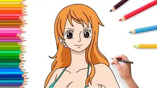 How to draw Nami from One Piece step by step | easy Tutorial for beginners 