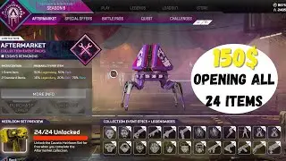 I bought the 150$ Aftermarket collection event | Opening all 24 apex packs