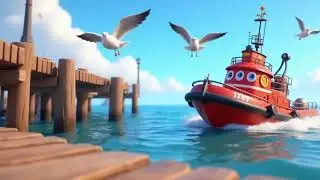 🎶🚢 The Tugboat Song | Fun Kids Song About Boats! 🚢🎶