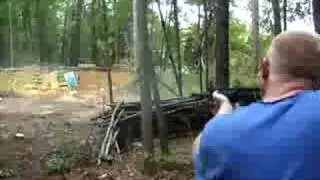 ar 15 .223 vs  .22lr ar15 protest (anti-flag)