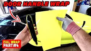 How Vinyl wrap Door Handle & Door Handle Removal SUPRA MK5  &bull; PART 4