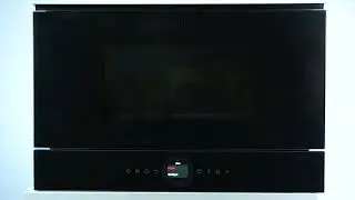 Microwave Bosch BFL7221B1 - How to Change Clock Design | Update the Clock Display