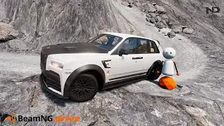 BeamNG Drive #38 - Rolls Royce Cullinan v&agrave; Thử Th&aacute;ch Vượt N&uacute;i Tuyết Si&ecirc;u Kh&oacute;