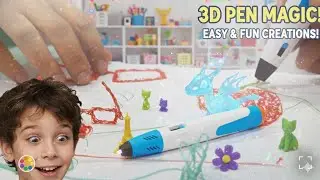 Kids 3D Pen Art' & Crafting Review !! #craft #shorts #new #trending #diy #education #unboxing 