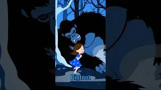 Girl Sneaks Past Sleeping Monsters!  Spooky Halloween Cartoon Adventure #Halloween #monster #shorts