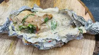 Foil Cheesy Chicken Recipe | by Chef A K R 