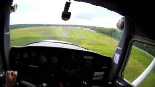 Go Around / Durchstarten / Cessna 152 / D-EIRZ / EDLB