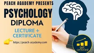 Diploma in Psychology Training Course Lecture | Human Behavior, Mental Health & Get Certified