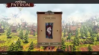 Let's Play Patron, Part 1 of Game 2: City Builder Survival Video Game in a New World