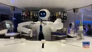 MSC Virtuosa - Robot barman - Rob MSC Starship Club
