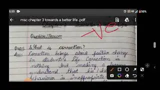 TOWARDS A BETTER LIFE// CHAPTER 3// CLASS9 // EXERCISES @studywithme5099