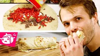 Я попытался воссоздать этот пылающий буррито с сыром Cheeto
