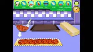 cooking game video-Sara's Cooking Class  Chicken Lasagna Roll ups