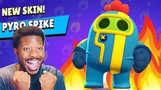 NEW PYRO SPIKE SKIN 🔥! | Brawl Stars