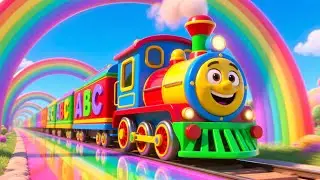 Learning ABC Train Fun 🚂 Alphabet Adventure Song for Kids | Learn Letters A to Z Toddlers
