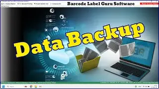 Data Backup in Barcode Label Printing Software : BLG