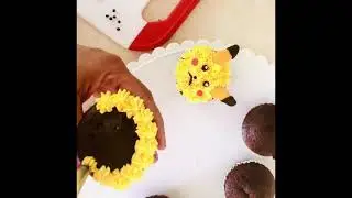 How to make Pikachu cupcake