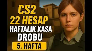 CS2 22 Hesapla 5. Haftada Ne Kadar Kazandım? | Kasa Drop ve Para Kazanma #cs2skins #cs2drop #cs2