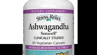 Stress-Relax Ashwagandha Sensoril by Natural Factors, 60 vegetarian capsules (60 servings)