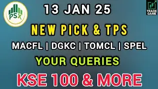 PSX Analysis NML | FFL | DGKC | TOMCL | NPL | KEL | TELE | SPEL | MACFL | EPCL | Trade Game