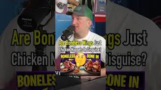 What Are Boneless Wings?! We debate! #shorts #chicken #food #wings #debate