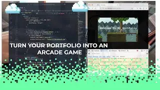 Software Developer Portfolio As An Arcade Game, 4K, Phaser.js