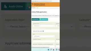 PAN card apply online | How to Apply PAN Card Online 2022 #shorts