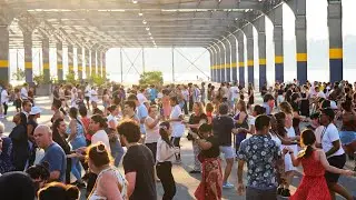 Sunset Salsa at HRPK Pier 76 Celebrating Hispanic Heritage Culture with En La Escena🎙️📺