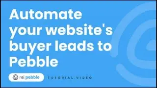Automate your website's buyer leads to Pebble