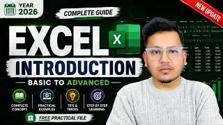 Introduction to Microsoft Excel in Hindi | Learn Excel Basics Step by Step