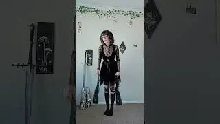 Okay but these cat socks are the best 🥰  #cosplayer #goth #dancevideo #ootd #oceawave #cute  #egirl