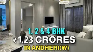Andheri West 1 BHK Tour | Veera Desai Road | 457 sqft | ₹1.23 Cr #propertyinvestment #affordable