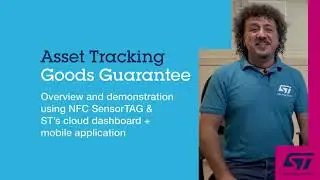 Asset Tracking: Goods Guarantee from depot to final destination:  demo with NFC SensorTAG