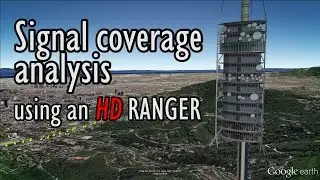 How to analyze the TV signal coverage using Google Earth 3D maps