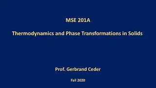 Lec 9b| More examples of Mathematical transformations in thermodynamics - Prof. Ceder (UC Berkeley)