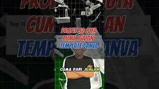 Gurih ! 32 Juta Dari Jualan Template Canva #bisnisonline #produkdigital #canva