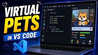 How To Add Virtual Pets in VS Code (Visual Studio Code) Tutorial