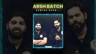 🔥ARSH Batch starting from 23rd Dec #jkbose #class11thjkbose #class11th #shorts #pankajsir