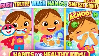 &ldquo;Brush Teeth 🪥 Wash Hands 🧼 & Sneeze Right 🤧 | Healthy Habits for Kids&rdquo;