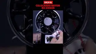COMO COLOCAR O MOTOR NA SINGER PRETINHA? | Consermak - 01#shorts
