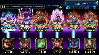 FFBE - FFXVI Vision World - Rank 1 (Semi-budget Dark Party)